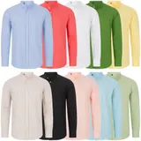 Herren Hemd Langarm Sommer Mao-Kragen Indumentum H-321 S-5XL leicht NEU – Bild 6