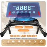 8 % Steigung Laufband, Leise & Klappbar, 1-12 km/h, mit APP Control, LED-Display – Bild 6