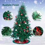 210cm Weihnachtsbaum Tannenbaum Künstlicher Kunstbaum Christbaum PVC Tanne Deko – Bild 2