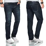 A. Salvarini Beppo Designer Herren Jeans Hose Basic Jeanshose Comfort Fit – Bild 1