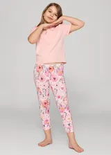 Merry Style Mädchen Capri Leggings 3/4 Sport Training Fitness Baumwolle 110-158 – Bild 4