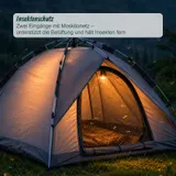 Campingzelt Pop Up Zelt Reisezelt Leichtzelt Sommerzelt Zelt 3 bis 4 Personen – Bild 5
