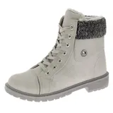 Damen Boots Stiefeletten Stiefel Winterschuhe Gefütterte Schuhe Schnür-Booty – Bild 1
