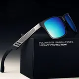 Aluminium Magnesium Polarisiert Sonnenbrille Herren Retro UV 400 Fahren Brille – Bild 4