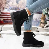Damen Stiefeletten warm gefüttert Stiefel Winter Boots Schuhe Winterstiefel NEU – Bild 2