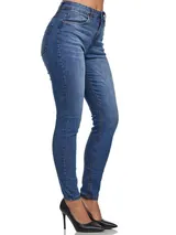 Tazzio Jeans Damen High Waist Skinny Fit Jeanshose Stretch Denim Hose – Bild 5