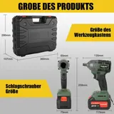 3000Nm Akku Schlagschrauber Elektrischer Kfz Drehschlagschrauber Reifenwechse DE – Bild 6
