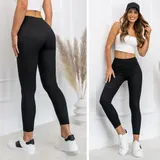 Leggings Leggins Trainingshose Hose Gerript Slim Fit Damen Mix BOLF Unifarben  – Bild 1