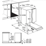 AEG Geschirrspüler Einbau vollintegriert 60cm Spülmaschine 13 Gedecke AirDry NEU – Bild 12