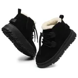 Kinder Junge Schneestiefel Schuhe Mädchen Winter Warme Stiefel Gefüttert Schuhe – Bild 2