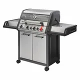 Gasgrill Enders MONROE PRO 4 SIK TURBO Gas Grill mit 4 Seitenbrenner Edelstahl – Bild 1