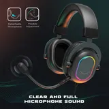 FIFINE Gaming Headset mit Mikrofon USB Over Ear Kopfhörer mit Kabe mit 3 EQ-Modi – Bild 4