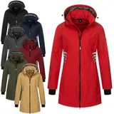Arctic Seven Damen Softshell Funktions Outdoor Jacke Kapuze Übergangsjacke AS305 – Bild 8
