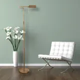 Steinhauer Bronsfarbige Stehlampe Karl 5895BR mit Dimmer und höhenverstellbar – Bild 1