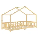 Kinderbett Treviolo 90x200 cm Holzfarben [en.casa] – Bild 4