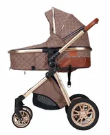 Kinderwagen Casiloo® 3in1 Kombi Buggy Reisebuggy +Auto-Babyschale Faltbar Khaki* – Bild 5