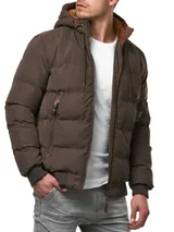 Indicode Herren Winterjacke Adeline-Steppjacke Übergangsjacke Kapuze Herrenjacke – Bild 4