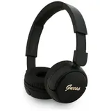 Guess Bluetooth 5.3 Wireless Headset IPX4 On-Ear Metal Logo Script Black – Bild 1