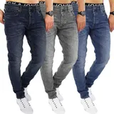 JACK & JONES Herren Jeans Tim Agi 010 Slim Straight Stretch Sportlich Gerade – Bild 2