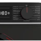 12kg Waschmaschine Frontlader Mattschwarz App WLAN Inverter AquaStop Inverter – Bild 10