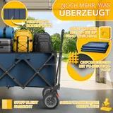 TRESKO® Bollerwagen Faltbar 215L Handwagen Klappbar Kinder Transportwagen Strand – Bild 6