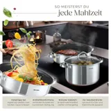 Kochtopfset Induktion 15-tlg Edelstahl Töpfe Glasdeckel Kochgeschirr Pfannenset – Bild 6