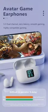 TWS Wireless Earphones Kopfhörer Ohrhörer mit langem Akku Bluetooth Wasserdicht – Bild 5
