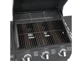 El Fuego Gasgrill Columbus 3-Brenner Grill mit Seitenkocher Garten schwarz - Neu – Bild 6