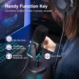 FIFINE Streaming Mikrofon für Podcast Studio USB Dynamisch Microphone Gaming PC – Bild 2