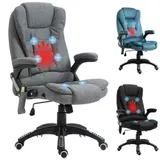 Massagesessel Chefsessel Gamingstuhl Drehstuhl Massagebürostuhl Schwarz – Bild 11