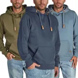 DENIMFY Hoodie Herren Regular Fit DFIvo Kapuzenpullover Pullover – Bild 5