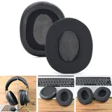 Weiche schwarze PU Ohrpolster für Razer BlackShark V2X Ersatz Paar einfache Pas – Bild 4