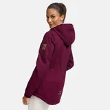 Marikoo Damen Herbst Winter Jacke Teddyfell gefüttert Winterjacke Kapuze B802 – Bild 4