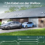 Smart EV Ladegerät Typ 2 Wallbox mit APP 11kW 16A 400V Wlan & Bluetooth 7.5m dé – Bild 9