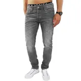 JACK & JONES Herren Jeans Tim Agi 010 Slim Straight Stretch Sportlich Gerade – Bild 11