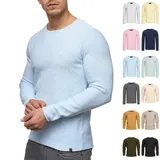 Indicode Herren Strickpullover Loakim-Herrenpullover meliert Männer Strick Pulli – Bild 6