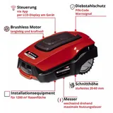 Einhell Mähroboter FREELEXO 1200 LCD BT inkl. 5,2 AH Akku und Zubehör – Bild 5