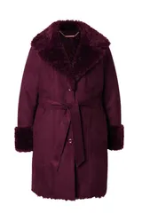 MIAMODA Damen große Größen Mantel A Linie FakeFur Innenseite Reverskragen 842199 – Bild 7