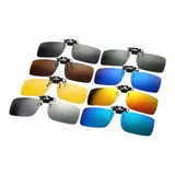UV400 Clip on Sonnenbrille Brillen Aufsatz Clip Polarisiert  Überbrille – Bild 3