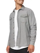 Indicode Herren Langarmhemd Mike-Hemd Jeanshemd Denim Freizeithemd Männerhemd – Bild 1