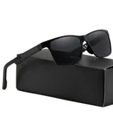 Aluminium Magnesium Polarisiert Sonnenbrille Herren Retro UV 400 Fahren Brille – Bild 18