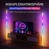 LED Stehleuchte RGB 10W Dimmbar Farbig Stehlampe Lichtsäule Standleuchte Dimmbar – Bild 10