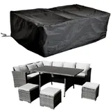 Schutzhülle Abdeckplane Gartenmöbel Schutzplane Garnitur Couch Sofa Plane Hülle – Bild 12