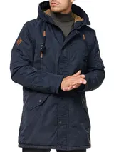 Indicode Herren Parka Bardsley Winterjacke Steppjacke Lange Jacke Wintermantel – Bild 3
