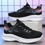 Damen Sportschuhe Turnschuhe Laufschuhe Sneaker Atmungsaktiv Freizeit Schuhe DE – Bild 3