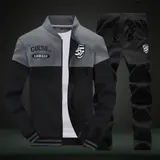Herren Jogginganzug Jacke Tracksuit Suit Sportanzug Sporthose Trainingsanzug DE – Bild 17