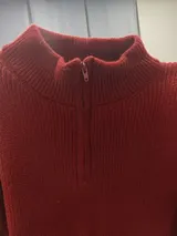 Herren Strickpullover Warm Pullover Sweater Half Zip-Herrenpullover Stehkragen – Bild 4