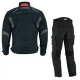 Motorrad Jacke Hose Motorradkombi Herren Textil Kombi Wasserdicht Touring Biker – Bild 6