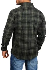Herren Karo Flanellhemd Carisma Holzfäller Hemd warm kariert regular fit 8615 – Bild 2