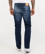 Rock Creek Herren Jeans Stonewashed Used-Look Regular Fit Dunkelblau RC-3113 NEU – Bild 4